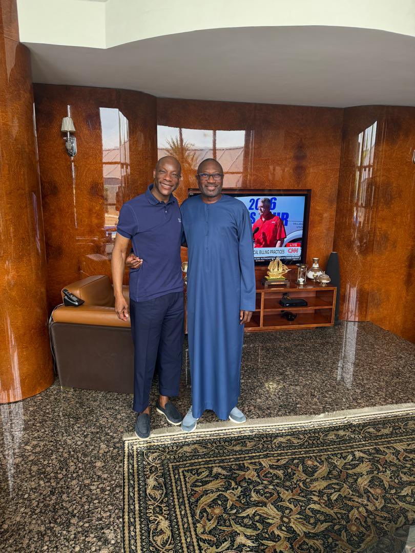Today well spent with my brother Segun Agbaje, Group CEO of GTCO. With 51 years of friendship between us, it’s a pleasure catching up and exchanging ideas 💭 …F.Ote💲 https://t.co/vf0uMcOEux