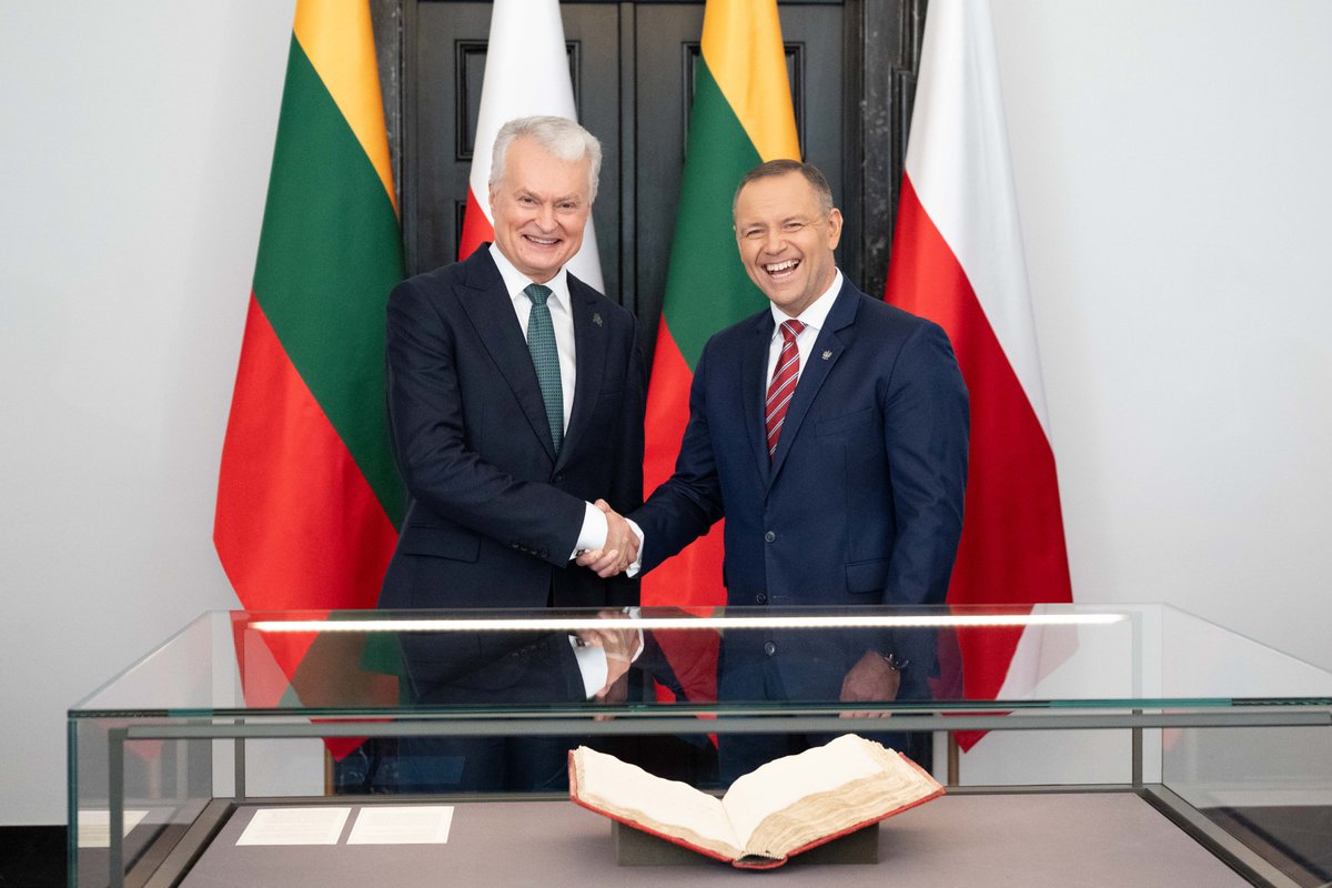 Today in Warsaw, together with Polish President @NawrockiKn, we commemorate the 235th anniversary of the Mutual Pledge of the Two Nations. Adopted on 20 October 1791, this act supplemented the Constitution of 3 May by…