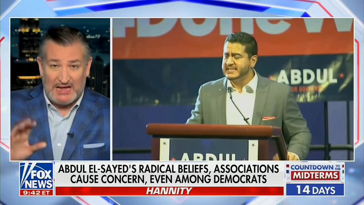 I believe Abdul El-Sayed is Muslim Brotherhood. If he were to win, Chuck Schumer could place him on the Senate Intelligence Committee. He would have access to the very highest level of classified materials. There woul…