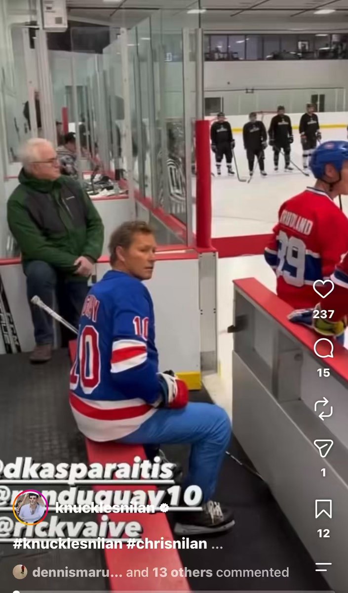 These beauties💪 skilled enforcers OG. @RonDuguay10 with nothing but love for teammates, rivals &amp; the sport itself #loyalty #nhl #hockey @KnucklesNilan30 https://t.co/TqjgYvNi6e