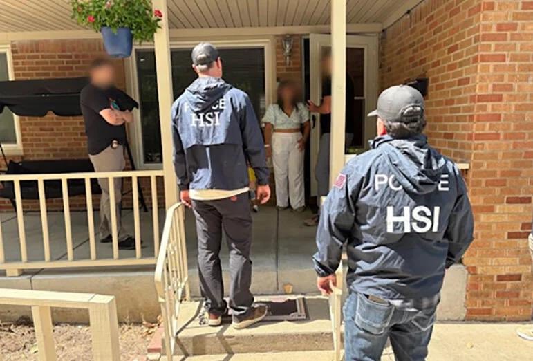 This is horrifying. They're sending armed agents door to door, traumatizing children and demanding proof of citizenship. And next, they'll be at our polling places. The lengths Trump will go to cling to power are shoc…