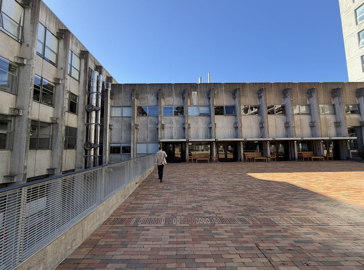 I visited Wurster Hall at UC Berkeley today. It was designed by, and currently houses, the architecture faculty. The UC Berkeley website notes that "Wurster is often voted Berkeley's ugliest building." I visited becau…
