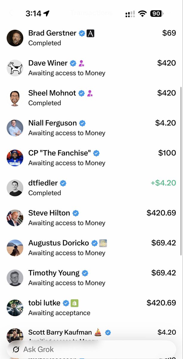 Take my X Money, people who really don’t need it edition! https://t.co/HrqE0h3lcd