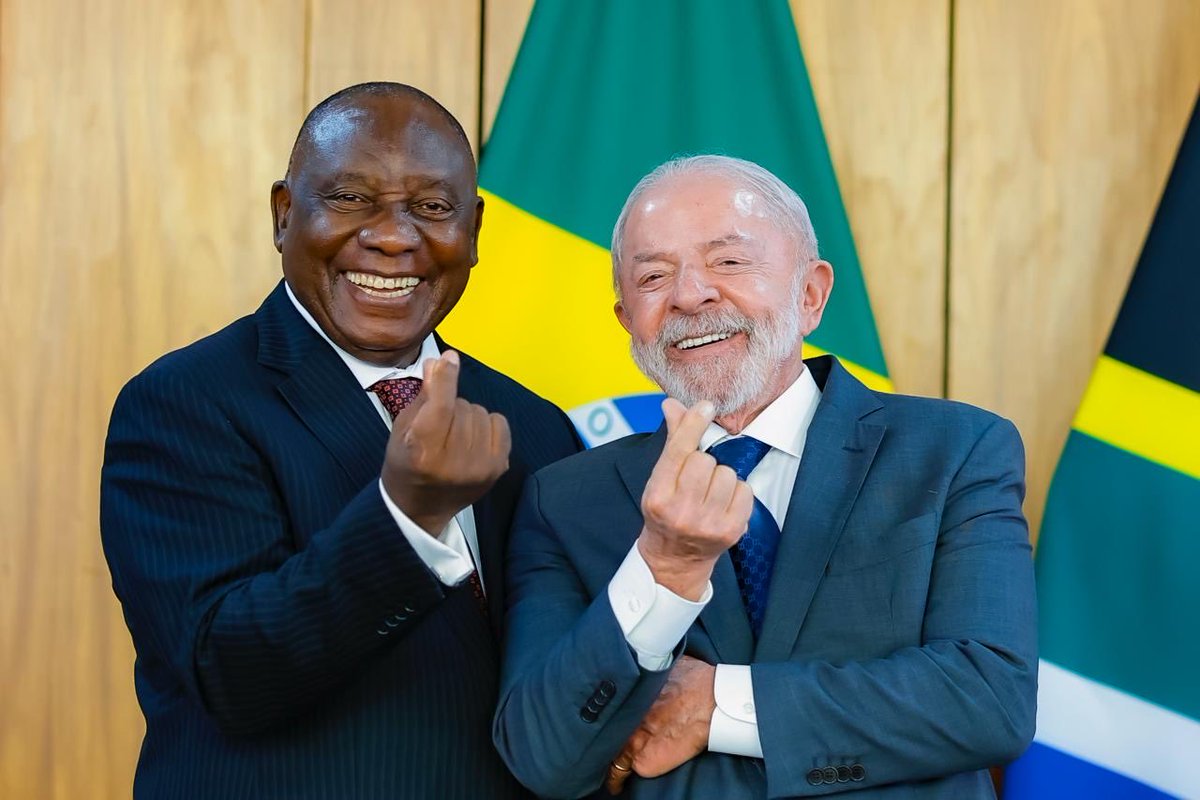 On behalf of the government and the people of South Africa I congratulate my dear brother and friend, President @LulaOficial and the people of Brazil. This victory will echo beyond the shores of Brazil. It is a victor…