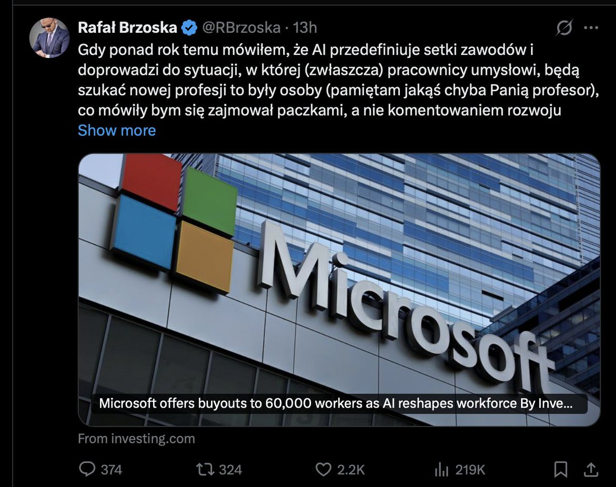 Pan @RBrzoska wywołał mnie tutaj ("Jakaś Pani Profesor"), wiec się może odniosę. Panie Rafale - po pierwsze przez dwa lata wolontariacko udzielałam się w Pana Fundacji wspierając zdolna młodzież, wypadałoby już chyba …