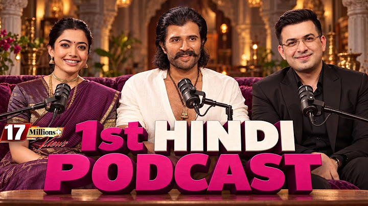 Rashmika & Vijay | शादी के बाद FIRST Hindi Podcast | Love, Life & Ranabaali | Shubhankar Mishra