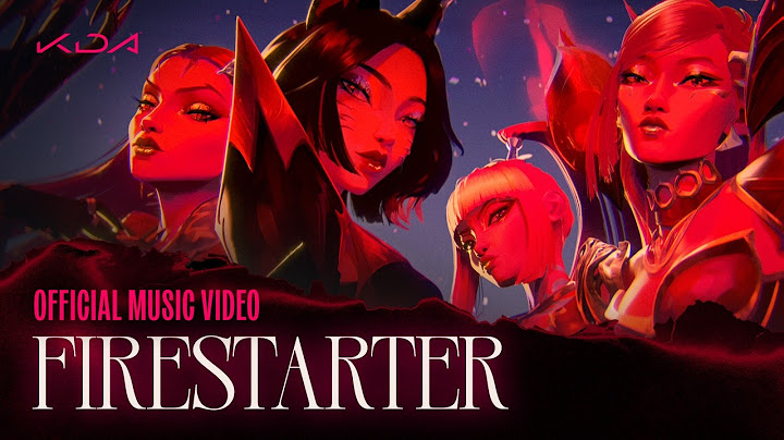 K/DA - FIRESTARTER ft. MIYEON and SOYEON of i-dle, Sophie Powers, Mimi Webb (Official Music Video)