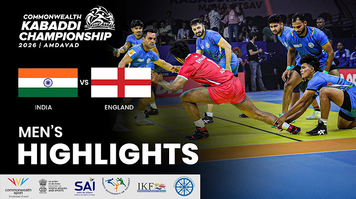 India vs England | Men | Match Highlights | Commonwealth Kabaddi Championship 2026