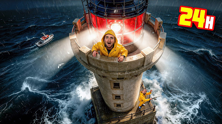 WE SPENT 24 HOURS IN A LIGHTHOUSE IN THE MIDDLE OF THE OCEAN!