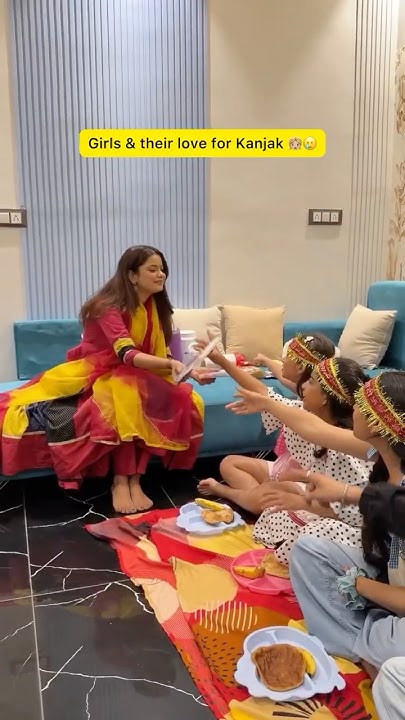 Girls & their love for kanjak 👧🏼🥲 #shorts #ytshorts #sejalgaba