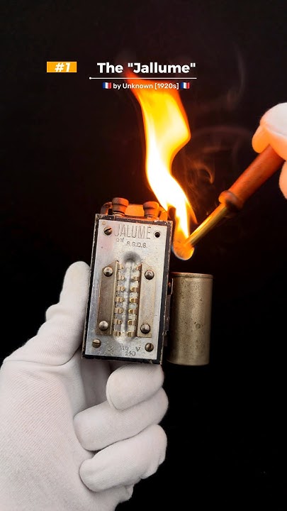 old lighters collection #fire #vintage #satisfying #zippo