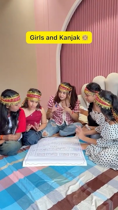 Girls and Kanjak 👧🏼 #shorts #ytshorts #sejalgabashorts