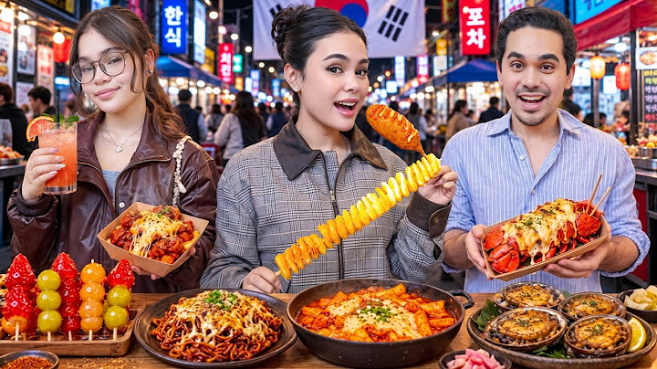 STREET FOOD IN KOREA FOR 24 HOURS | IVANA ALAWI