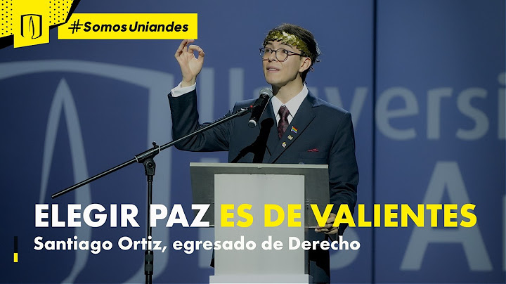 Choosing A LIFE AT PEACE 🇨🇴🕊️: the commencement speech that questions success | Santiago Ortiz | ...